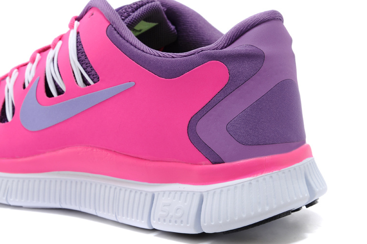 nouvelle Nike Free 5.0 femmes plus rose pourpre (3)